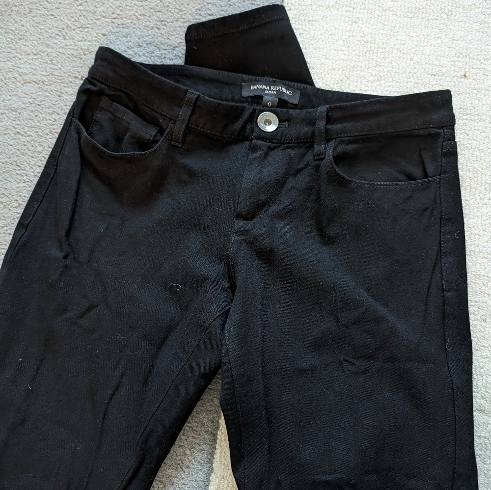 Banana Republic Black Sloan Pants